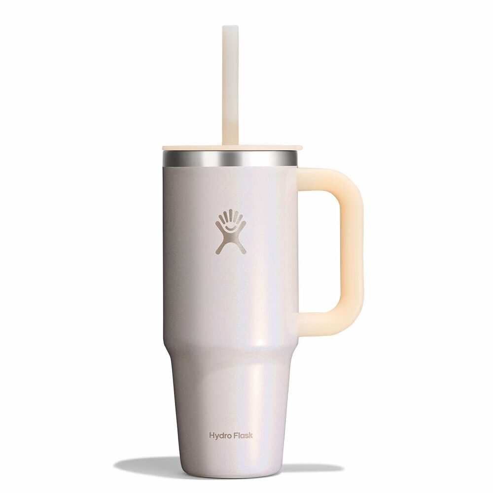 24 oz Travel Tumbler - Glimmer Cream