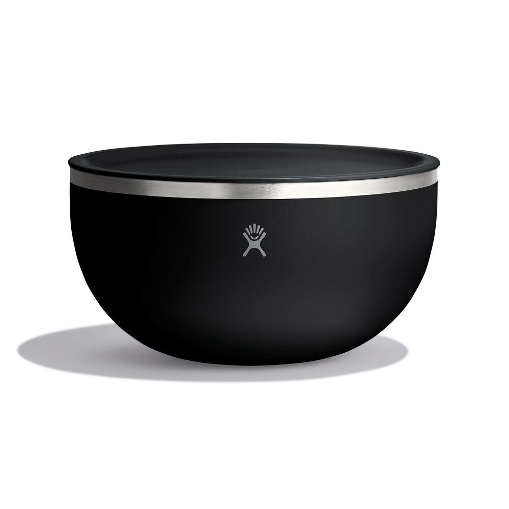3 qt Serving Bowl with Lid - Black